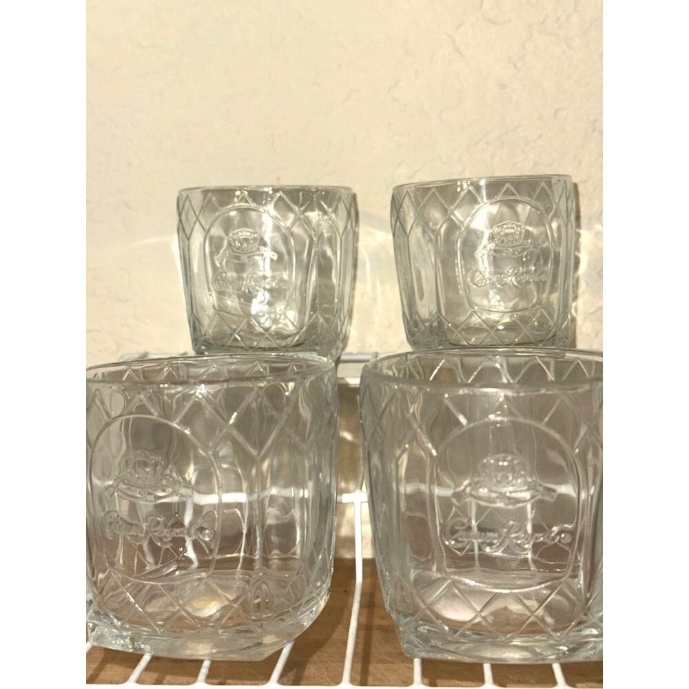 Crown Royal Whiskey Glasses Set Of 4